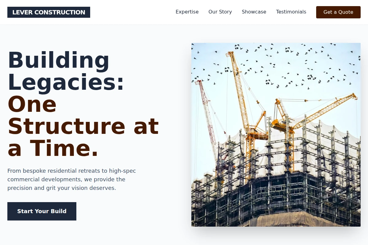 Lever Construction